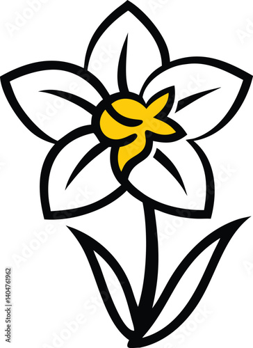Wallflower, Waxflower, Windflower, Wisteria, Yellow Bell, Zephyranthes (Rain Lily), Snowdrop, Oxeye Daisy, Star Jasmine, Everlasting Daisy, flower logo icon