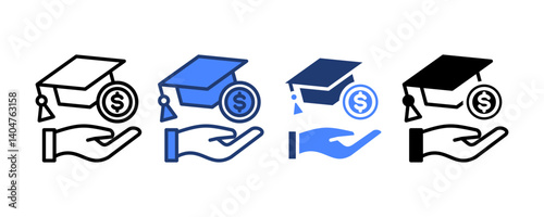 Grant Icon set multiple style collection
