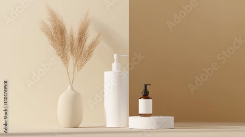 Obraz na płótnie high-quality, realistic product mockup designed for professional branding presentations. Mockup offers a clean and modern layout, showcasing logos, packaging, labels, or product designs in a polished w salonie