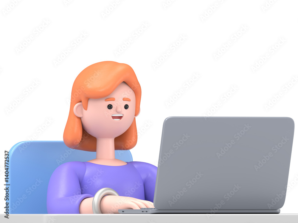 3D illustration of European businesswoman Ellen.Cloud computing concept set.Transparent Background Mockup.Supports PNG files with transparent backgrounds. 3D illustration of European businesswoman Ellen.Cloud computing concept set.Transparent Background Mockup.Supports PNG files with transparent backgrounds.