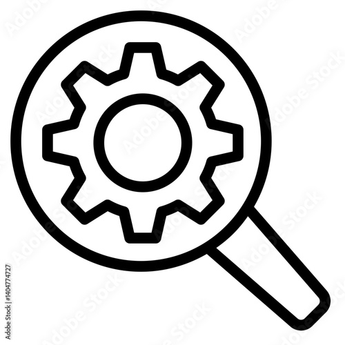 SEO icon in vector illustration