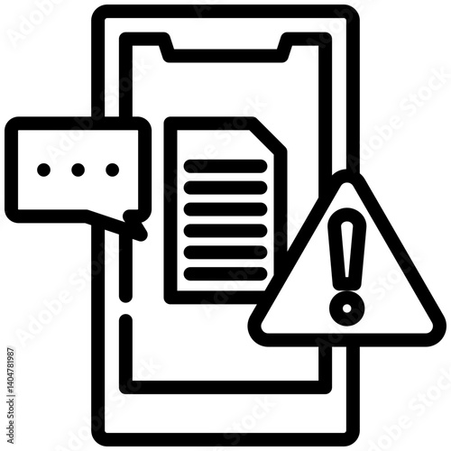 Hoax news icon for dishonesty , website, application, printing, document, poster design, etc