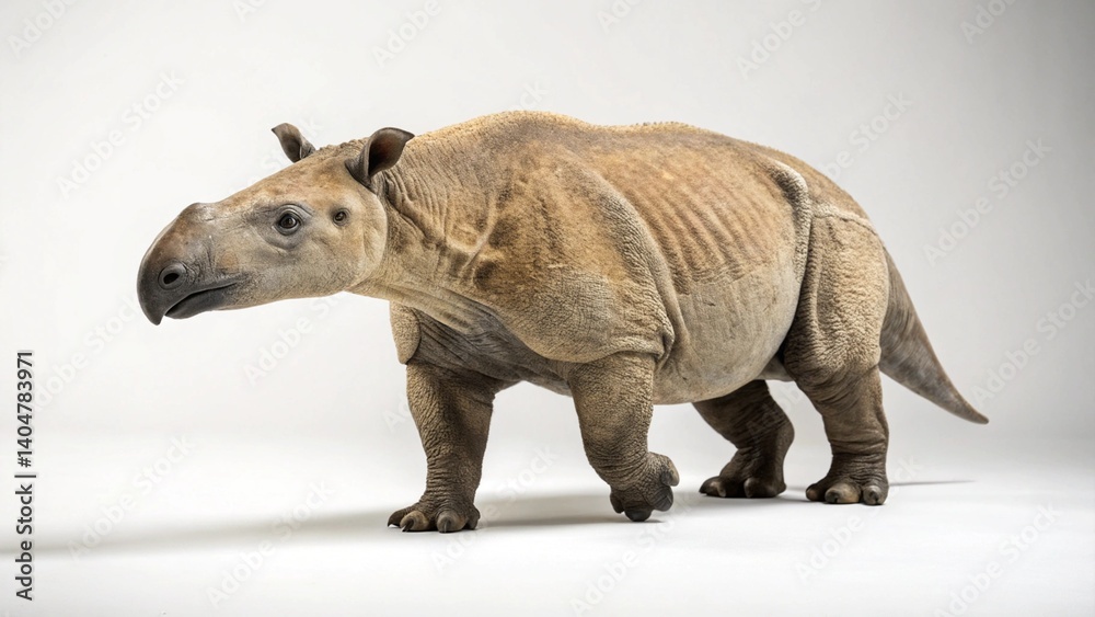 Fototapeta premium Anteosaurus on studio background