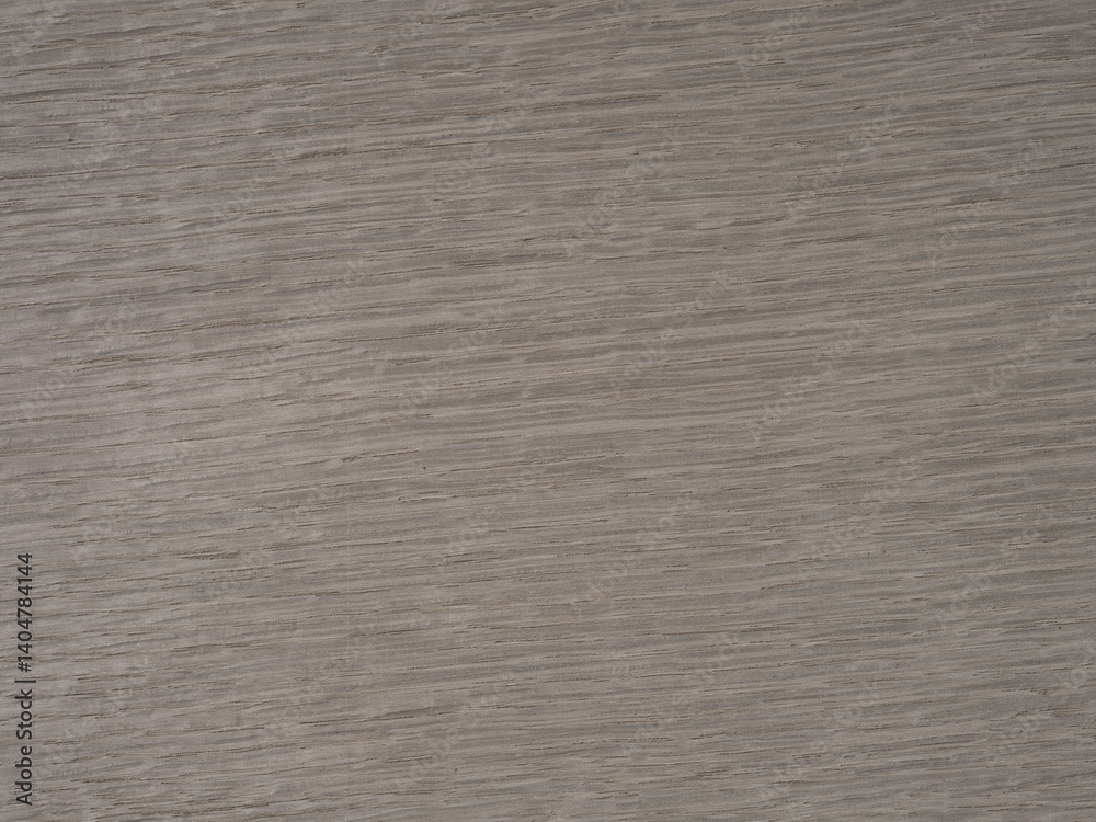 Gray stained oak veneer with a nuanced horizontal saw cut finish