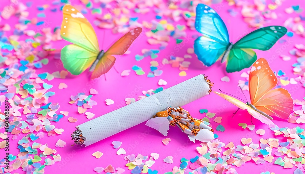 Broken Cigarette, Party Background Broken Cigarette, Party Background