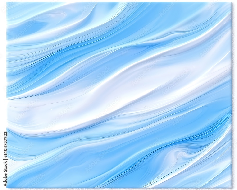 Abstract Blue Flowing Art (1) Abstract Blue Flowing Art (1)