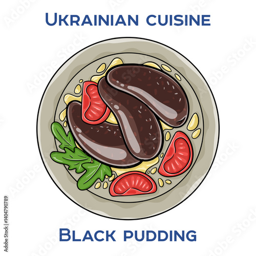 Krovyanka is a traditional Ukrainian sausage made from pig's blood, buckwheat, and spices, offering a rich and unique flavor.