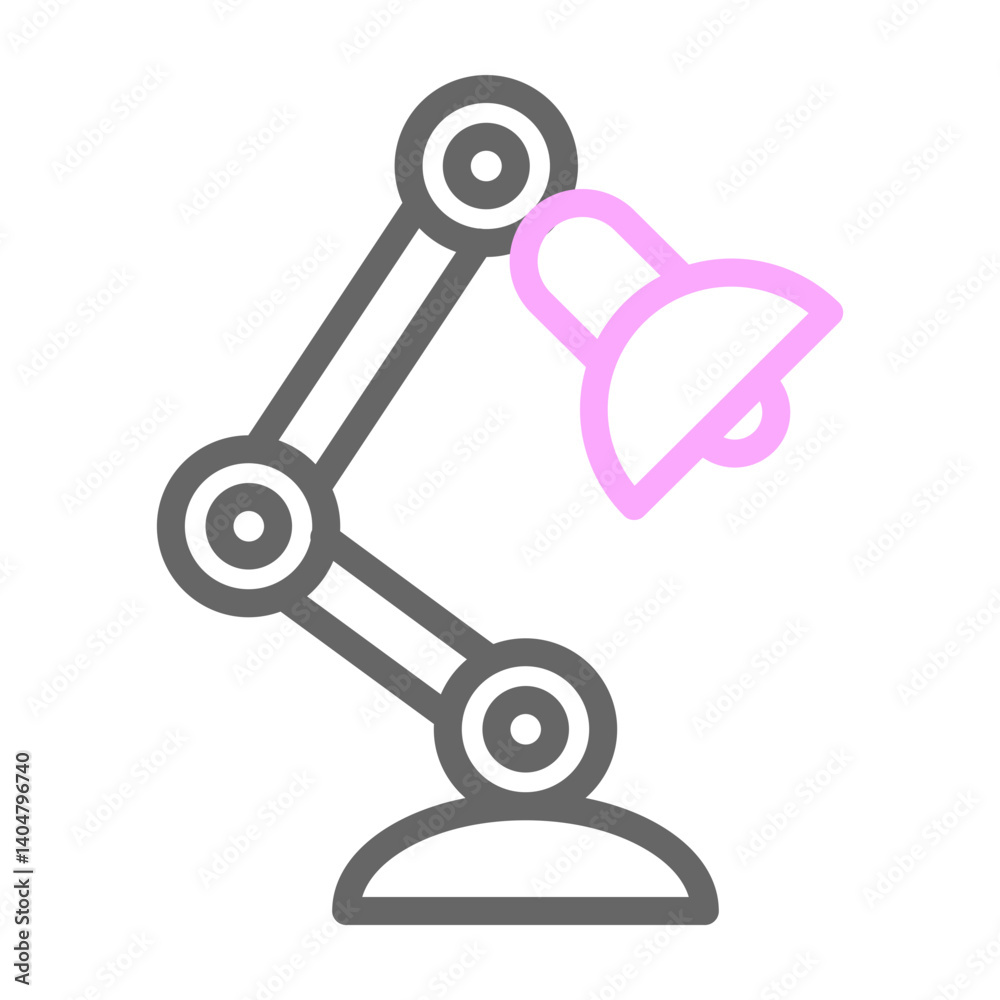 Personal Mail Vector Line Lt Pink Grey Icon Design Personal Mail Vector Line Lt Pink Grey Icon Design