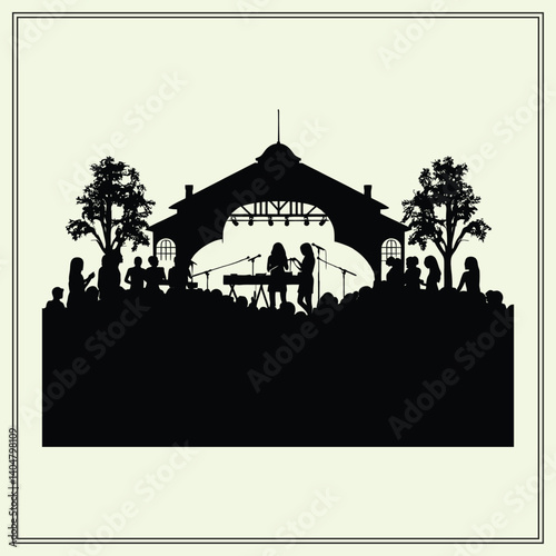 Concert Silhouette, Music Fest