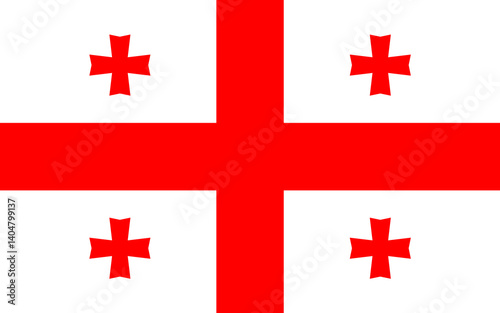 National flags of georgia flag