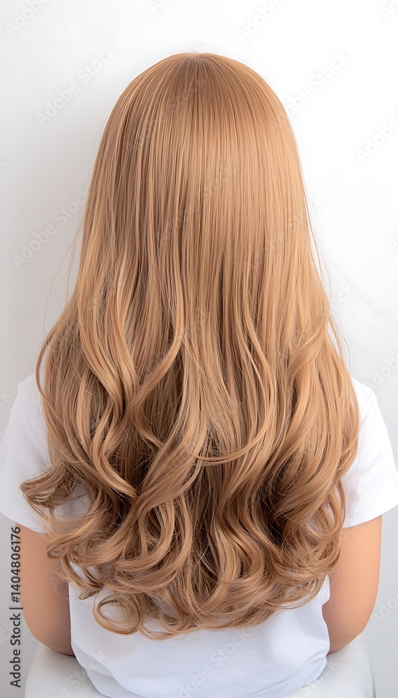 Fototapeta premium Blonde Hair, Back View