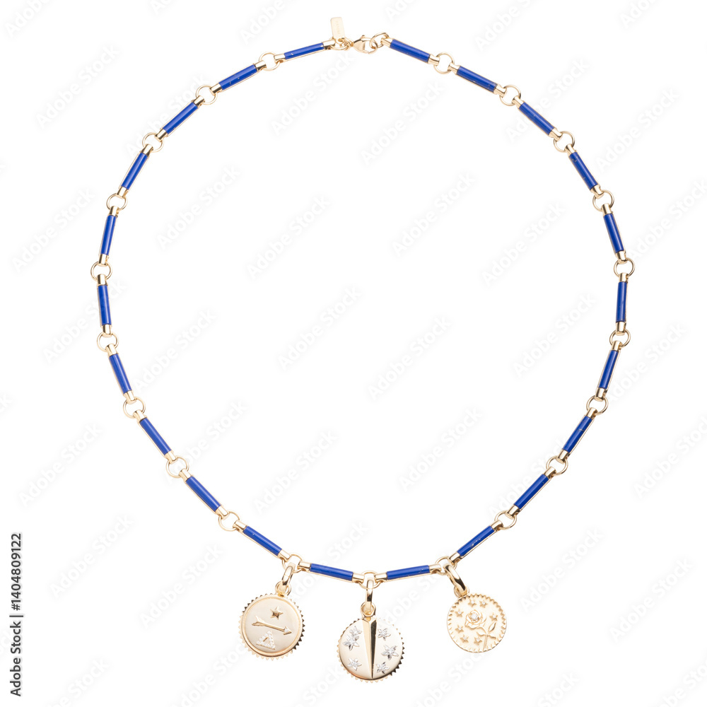 golden necklace with diamonds on transparent background golden necklace with diamonds on transparent background