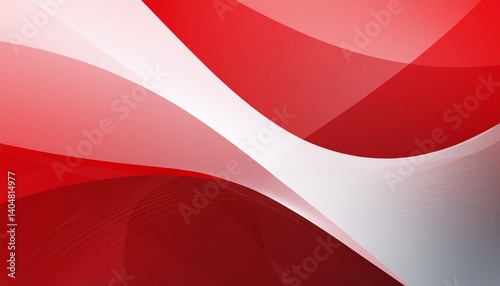 Red white abstract business corporate presentation background. Generated image