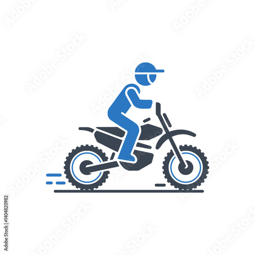 Dirtbike Rider Icon