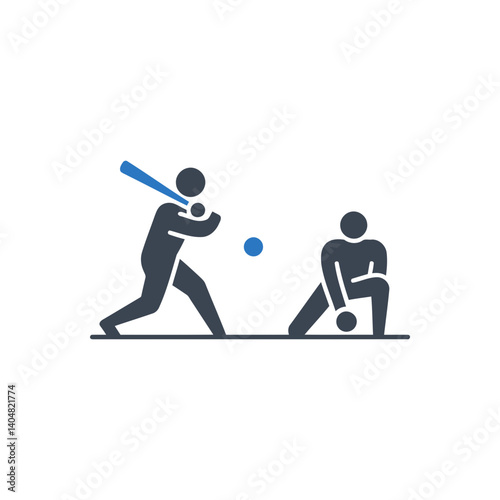 Baseball Swing Icon