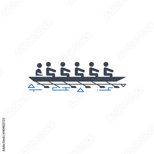 Rowing Team Icon