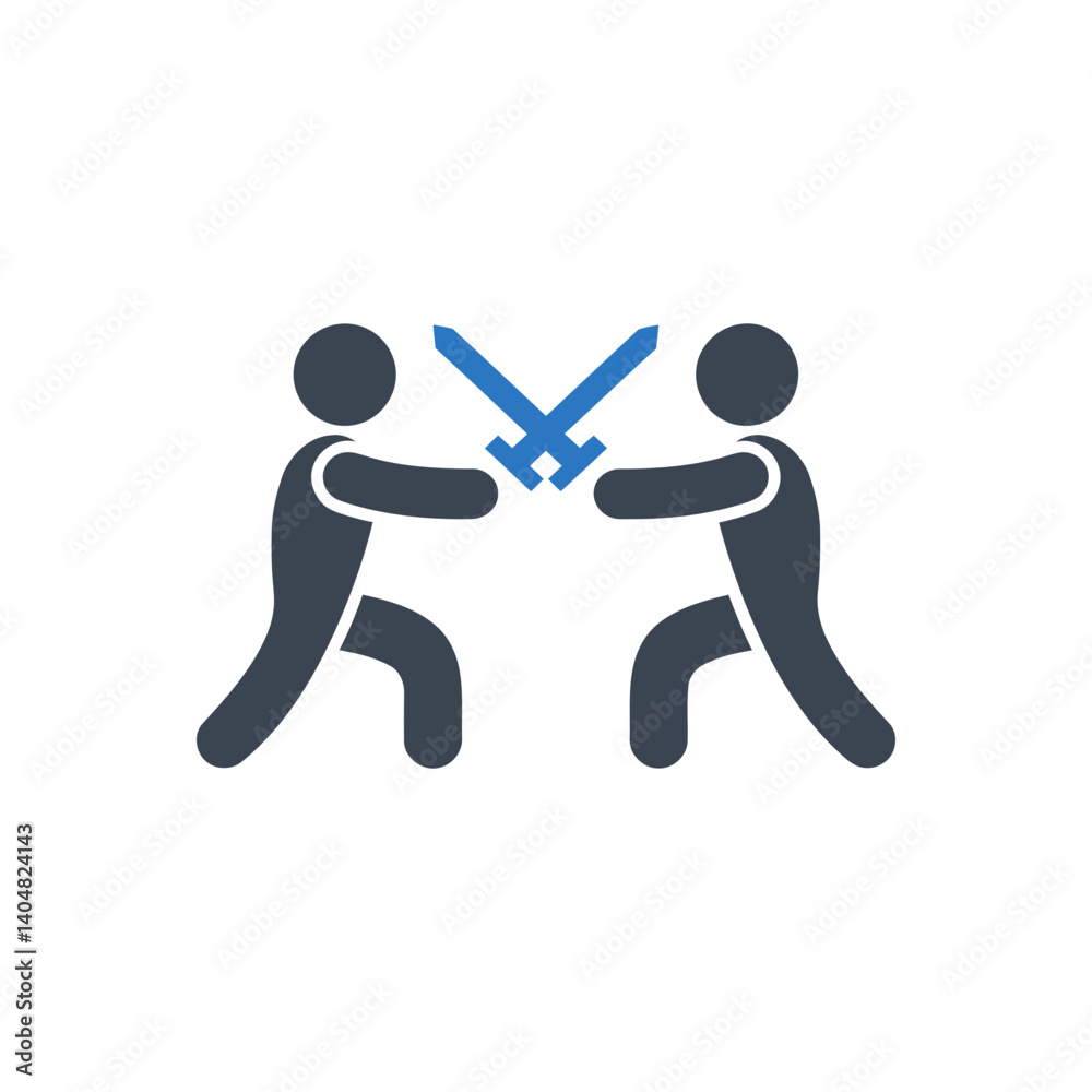 Sword Fighting Icon Sword Fighting Icon