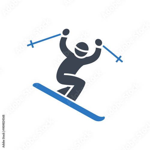 Ski Jump Icon