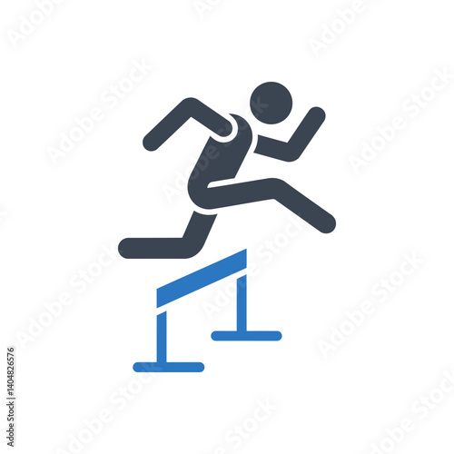Hurdles Jump Icon