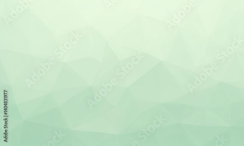 Soft Geometric Light Green Abstract Background With Subtle Polygonal Texture And Gentle Tones