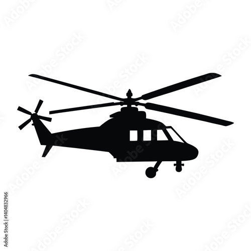 helicopter vector illustration