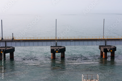 Rameshwaram pamban rail bridge, tamilnadu
 photo