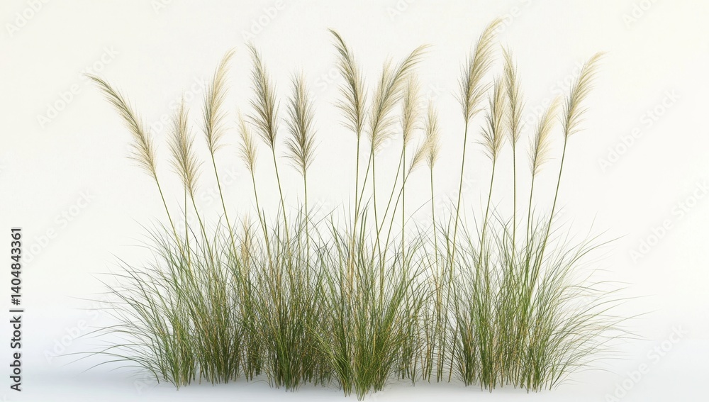 Group of ornamental grasses, light beige/tan seed heads Group of ornamental grasses, light beige/tan seed heads
