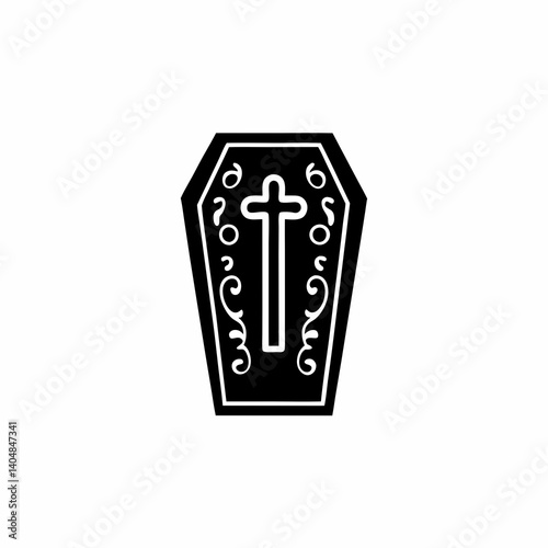 creative details Open Tomb Icon Vector Illustration