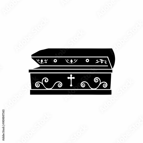 creative details Open Tomb Icon Vector Illustration