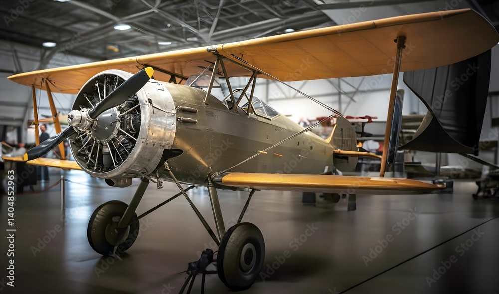 vintage airplanes at the smithsonian museum