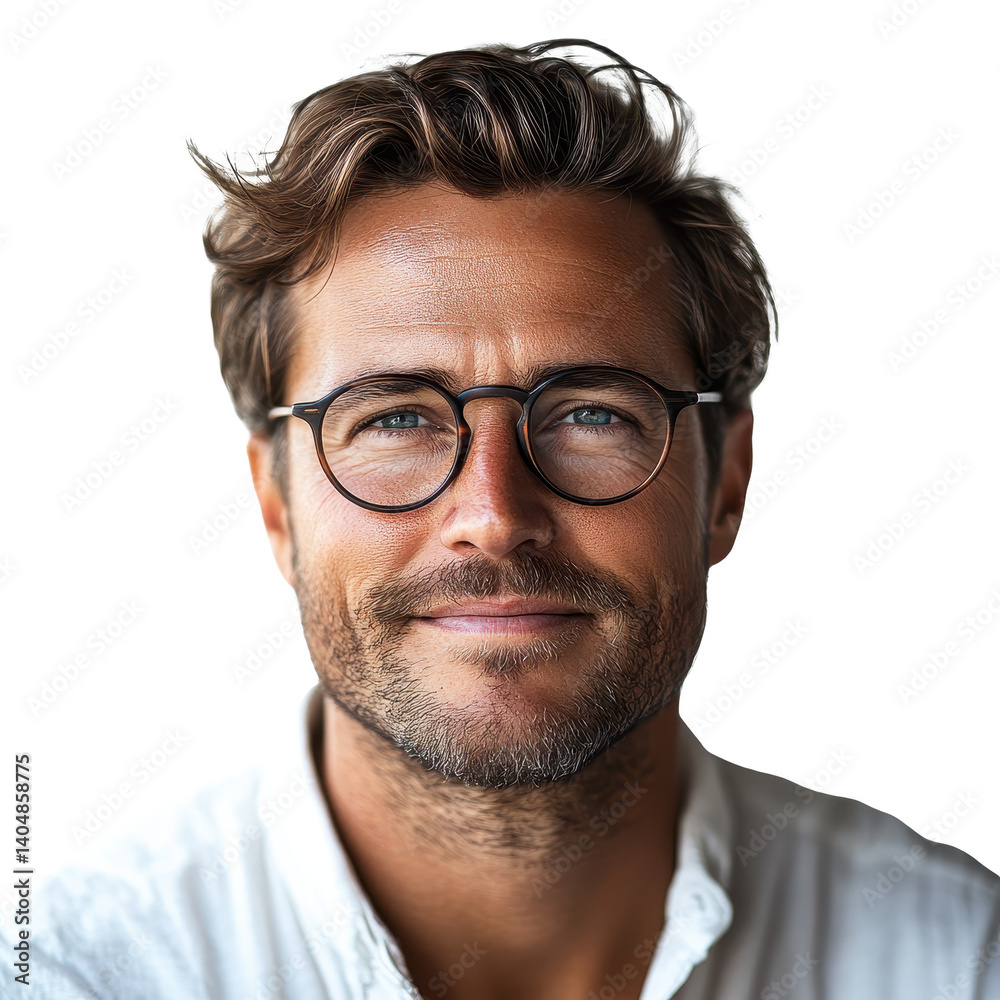 Portrait of a handsome smiling businessman isolated on transparent background. Portrait of a handsome smiling businessman isolated on transparent background.