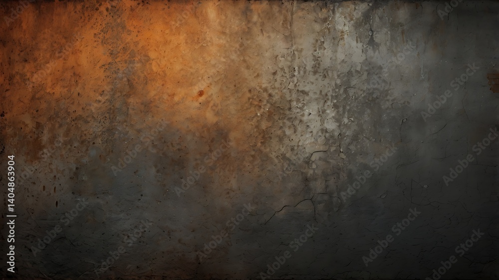 Fototapeta premium Dark Grunge Texture Abstract Background with Brown and Gray Tones