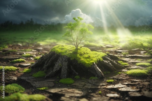 Green Revival: Hope Grows Where Carbon Once Scarred the Soil