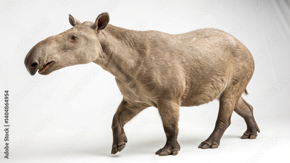 Fototapeta premium Archaeotherium on studio background 