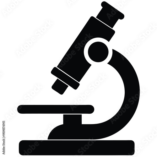 microscope icon vector isolated on white background 