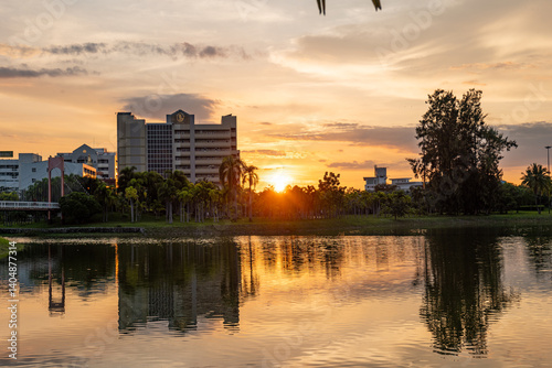 Fotografía Udon Thani, Thailand - 07.22.2023 - Nong Prajak Park