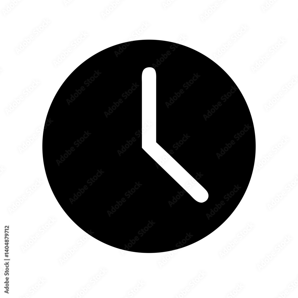 Clock Icon Vector Illustration Clock Icon Vector Illustration