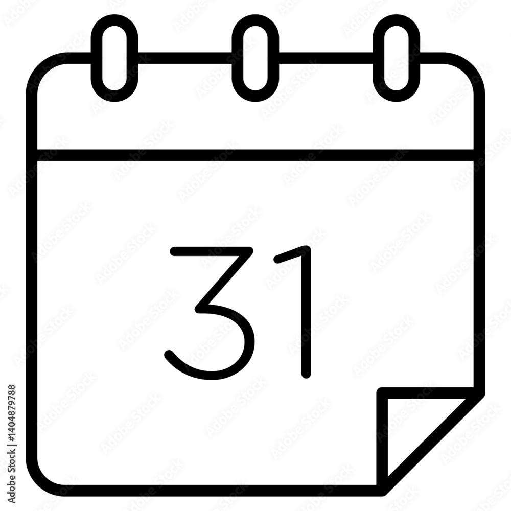 Calendar icon Simple outline vector logo Calendar icon Simple outline vector logo