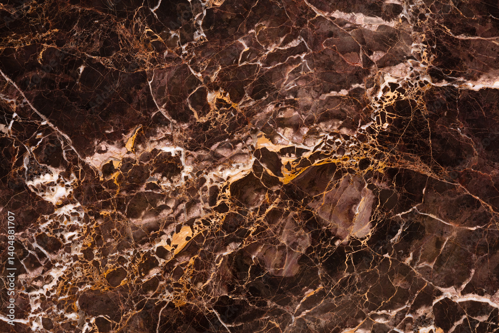 Emperador Gold Marble background, stylish texture for interior project.