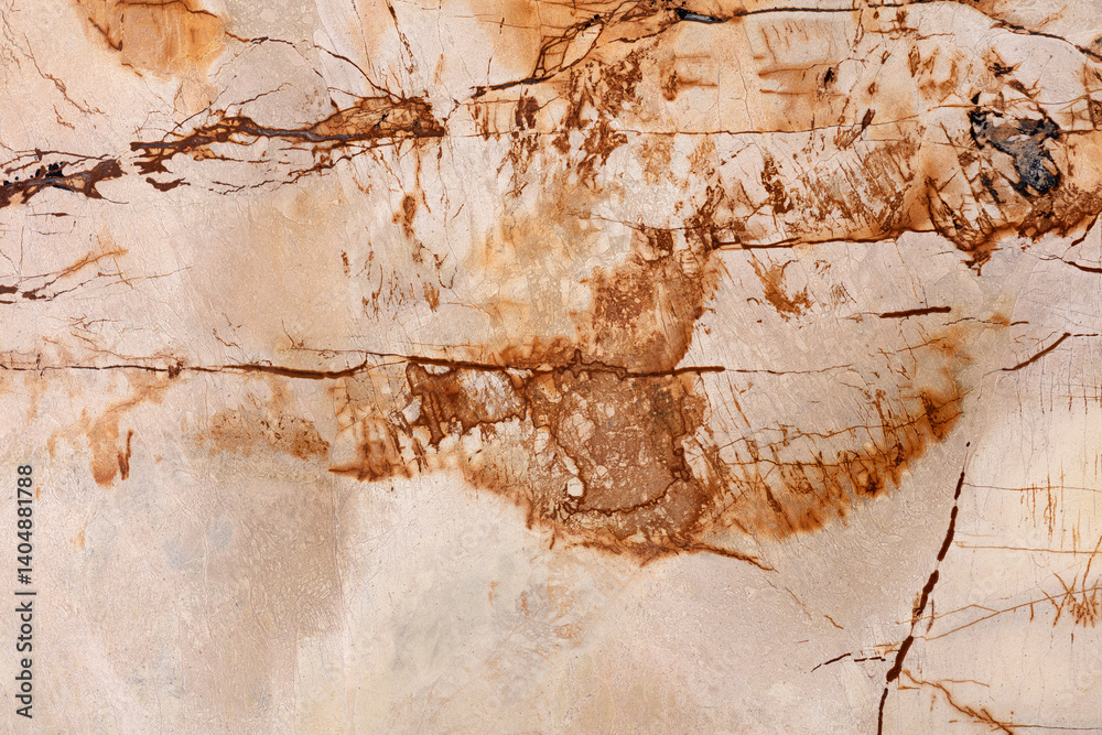 Roma Imperiale, natural calcite background in stylish new beige color, texture as part of your personal design.