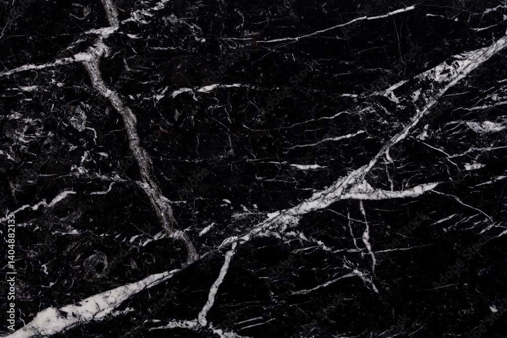 Nero Marquina Marble texture, natural background for your unique design.