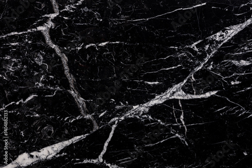 Obraz na płótnie Nero Marquina Marble texture, natural background for your unique design. w salonie