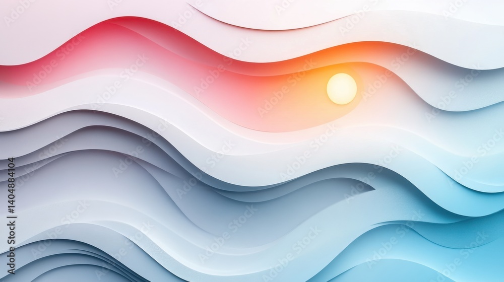 Fototapeta premium Gradient white design