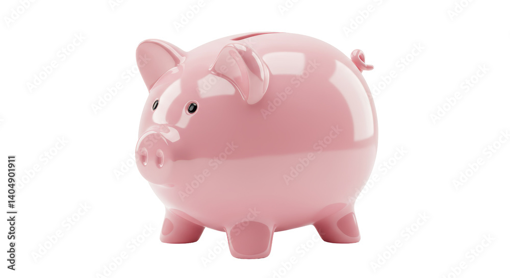 Isolated Piggy Bank Isolated Piggy Bank