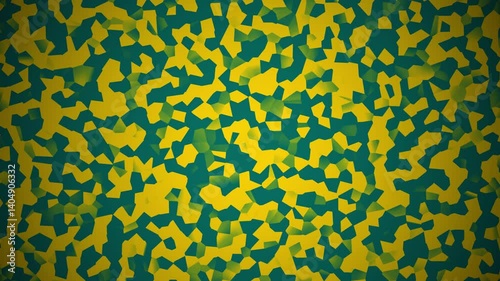 Golden Teal Abstract Loop Background