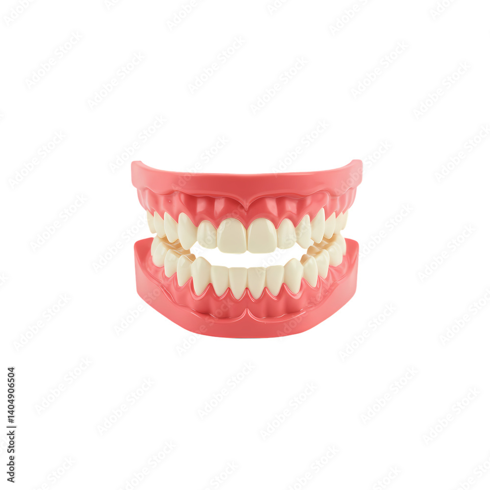 Obraz premium Dentures, Teeth, Dental Image on Transparent background