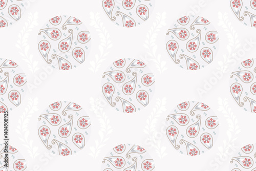 Paisley or Boteh seamless pattern is an ancient textile design from the Persian region, traditionally used to decorate carpets, shawls, and textiles. It is a distinctive and recognizable motif.