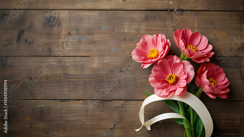 happy mother's day flowers background