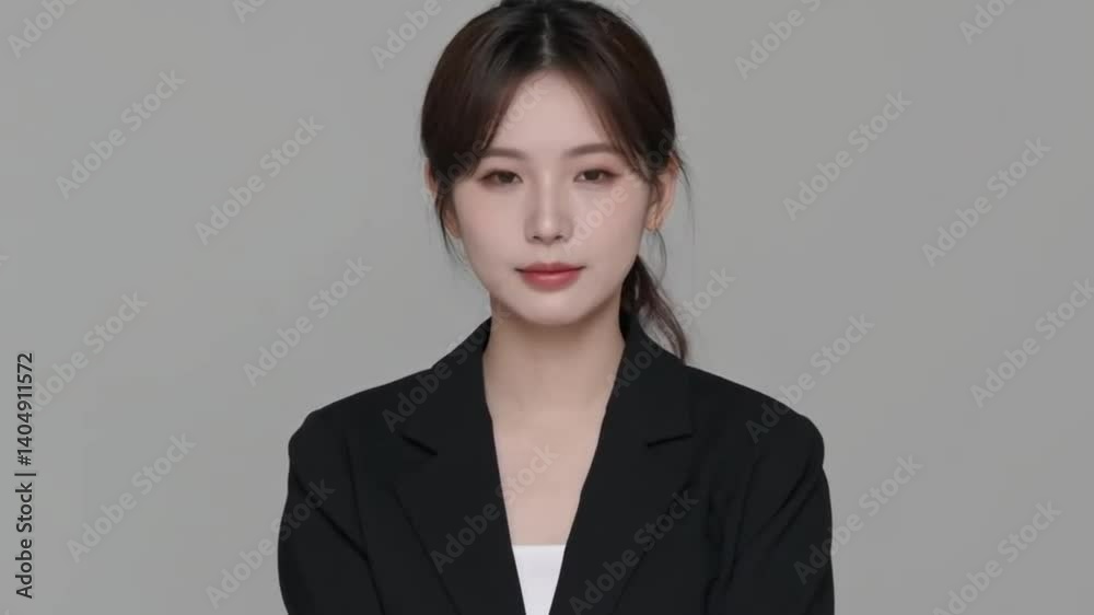 Portrait of a young beautiful business woman smiling outdoors Portrait of a young beautiful business woman smiling outdoors