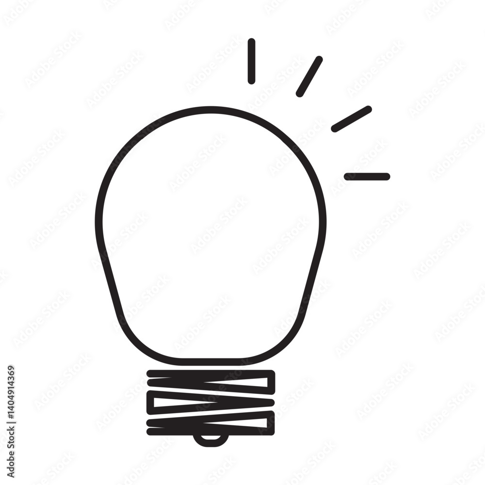 light bulb line light bulb line
